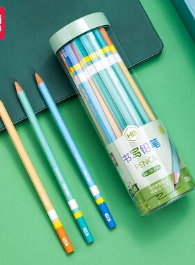 得力文具彩杆铅笔小学生儿童幼儿园初学者书写字铅笔考试用六角杆创意设计2B/HB多规格学生用品美术素描绘图