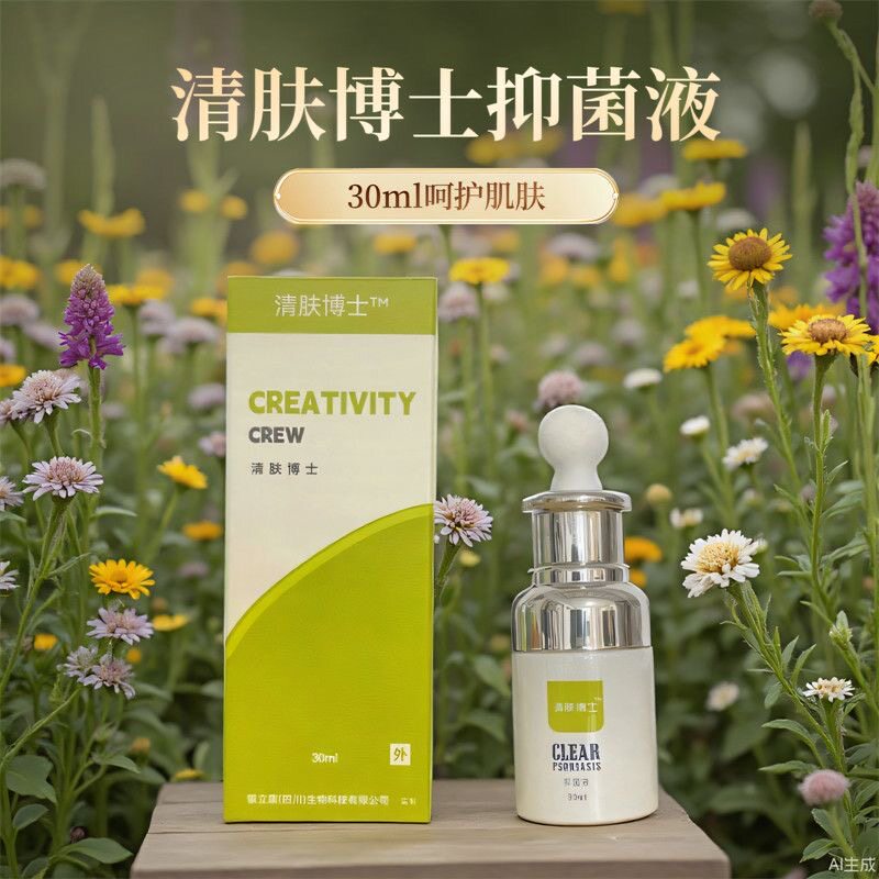 清肤博士新黔藓草百草藓芳抑菌液牛皮银克止痒通用消头皮迪外用