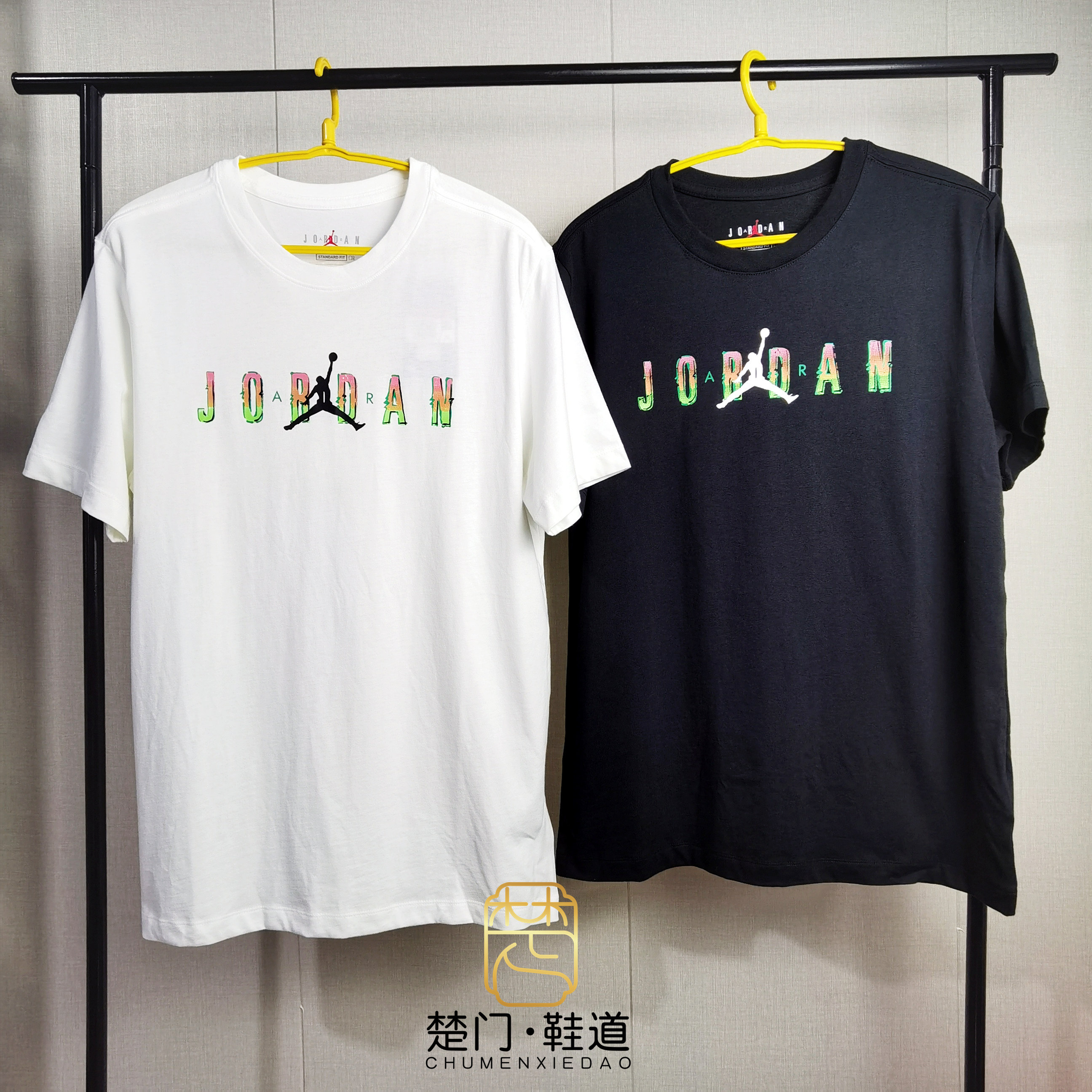 正品jordanbrand 2021ss休闲舒适运动圆领飞人印花短袖cz8084-100