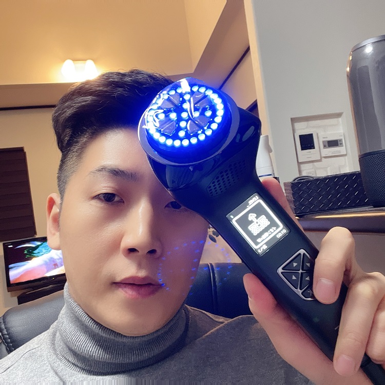 正品CF高阳社二代美容仪圣迹黑金粉多功能多模式嫩肤新款磨砂机身