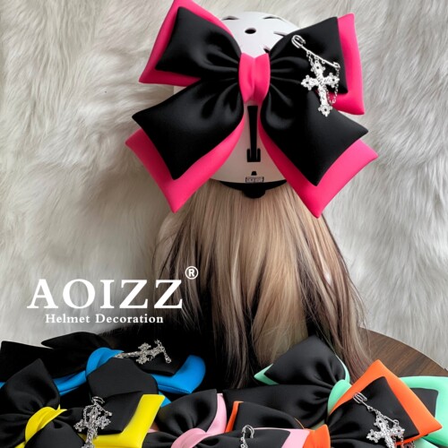 【蝴蝶结装饰】头盔配饰防水百搭