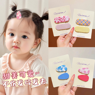 BB夹儿童水滴夹宝宝发夹可爱碎发刘海夹女童甜美发饰不伤发侧边夹