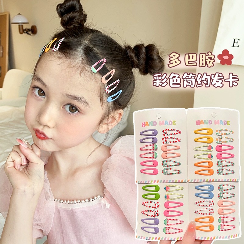 儿童发夹卡通水滴刘海夹