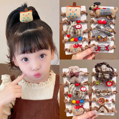 可爱卡通发圈女童纯手工