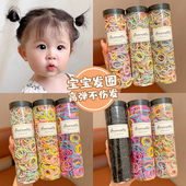 宝宝不伤发彩色发绳儿童拇指发圈婴幼儿扎小揪揪皮筋女童头绳头饰