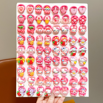 婴幼儿卡通橡皮筋儿童拇指发圈女童美乐蒂毛巾圈高弹扎头发绳发饰
