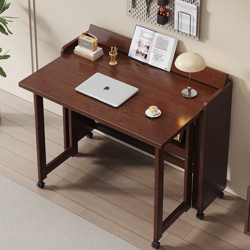 家用简易办公桌学生儿童写字桌书桌学习桌桌面可拓展折叠电脑桌