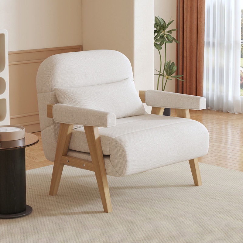 小户型沙发椅单人多功能沙发床简易孕妇卧室客厅折叠网红懒人躺椅