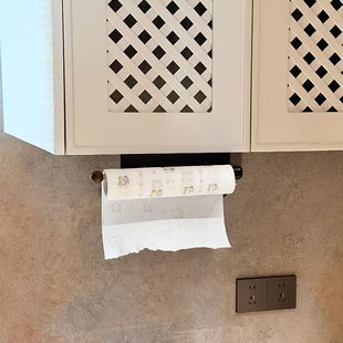 倒挂厨房纸挂架纸巾架子厨房纸巾倒挂盒卷纸架收纳抹布架湿巾收纳