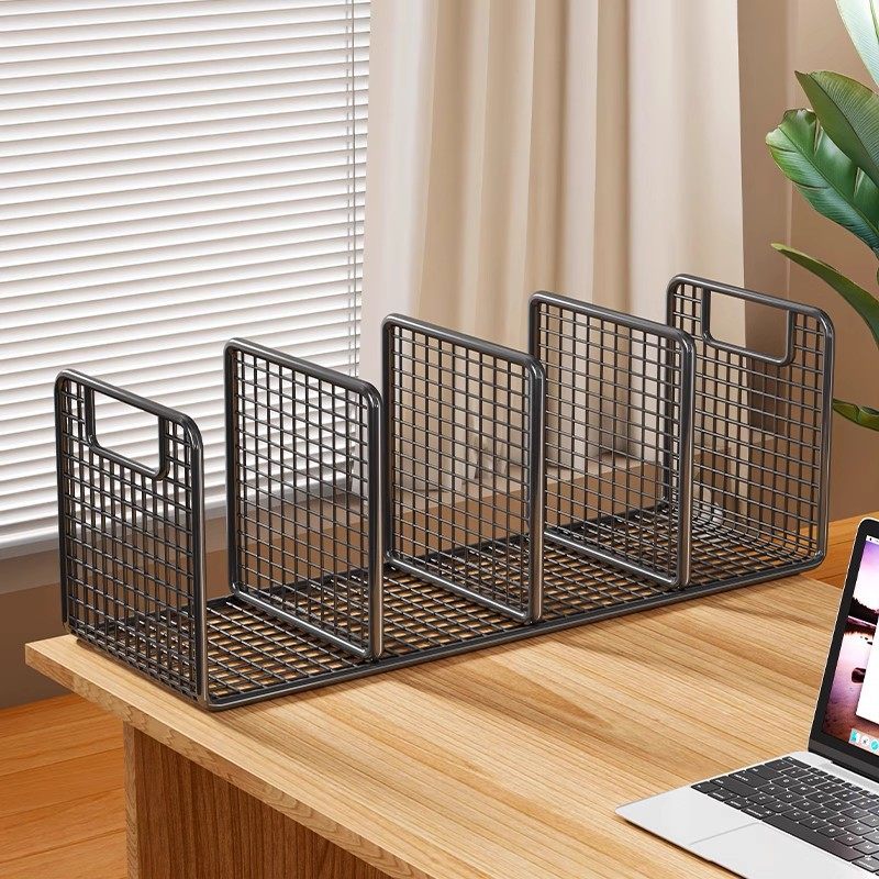 铁艺书立架桌面书架书本收纳置物分层隔板夹书固定神器图书整理架,收纳整理,书桌收纳置物架,淘宝优惠券,粉丝福利购,淘宝优惠卷