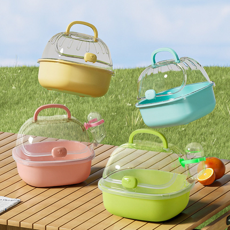 仓鼠笼子外带笼便携外出笼子金丝熊仓鼠笼亚克力透明天窗宠物用品,宠物/宠物食品及用品,笼子,淘宝优惠券,粉丝福利购,淘宝优惠卷