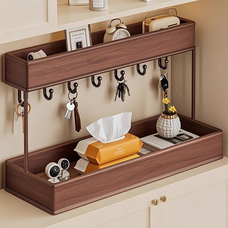 入户玄关置物架钥匙收纳架鞋柜上桌面装饰摆件展示架家用门厅挂架,收纳整理,钥匙收纳盒,淘宝优惠券,粉丝福利购,淘宝优惠卷
