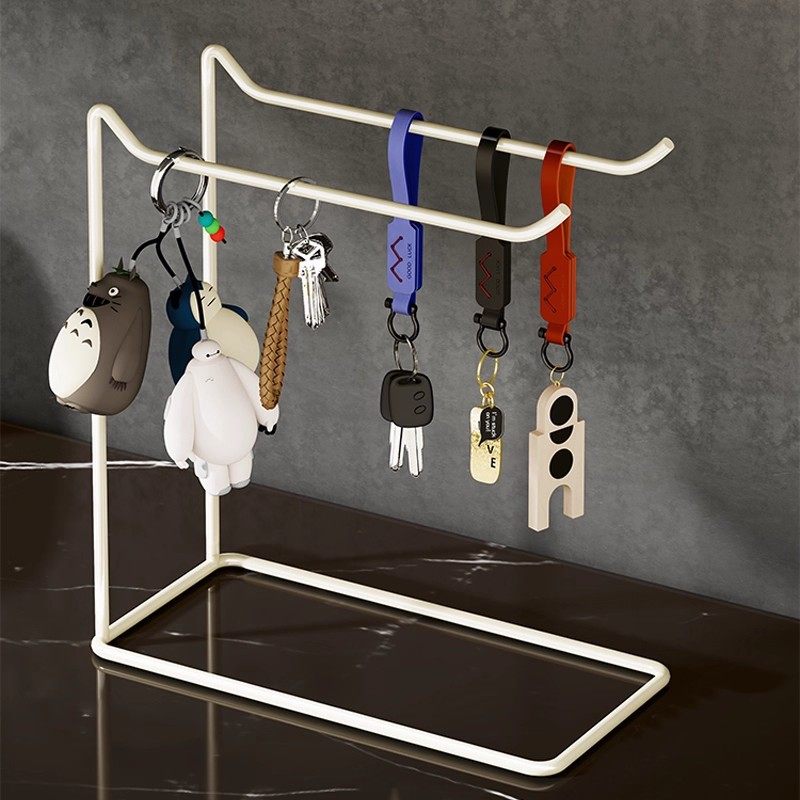 创意桌面首饰架钥匙扣展示架耳环架手串手链唇膏饰品小挂件摆摊架,收纳整理,钥匙收纳盒,淘宝优惠券,粉丝福利购,淘宝优惠卷