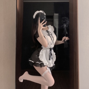 蕾丝肚兜女仆高级纯欲制服情感趣味睡裙大码 性感睡衣女款 2025新款