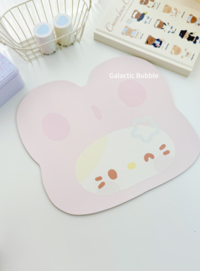 原创设计可爱卡通兔兔小猫餐垫鼠标垫杯垫装饰