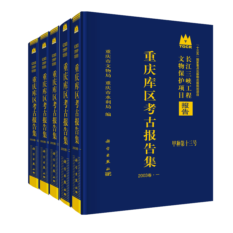 正版现货重庆库区考古报告集·2003卷(全5册)长江三峡工程文物保护项目报告 甲种第十三号 科学出版社