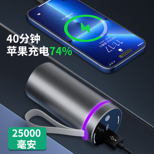 铝合金46950可拆卸32000毫安mini彩灯快充22.5W充电宝46800外壳