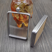 双面唐卡壳窄边嘎乌盒手绘佛牌吊坠盒道家九尾朱砂符保护壳不掉色