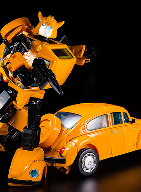 酷变宝变形玩具6636合金版大黄F蜂KBB放大版MP21甲壳虫MP比例模型