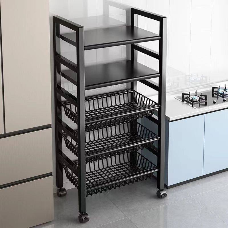 厨房菜篮子落地置物架多层储物