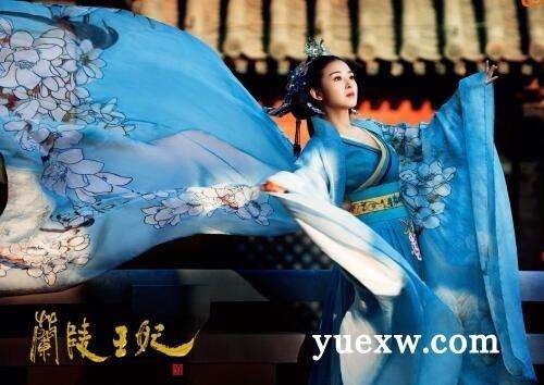 汉服兰陵王妃古装摄影张含韵同款