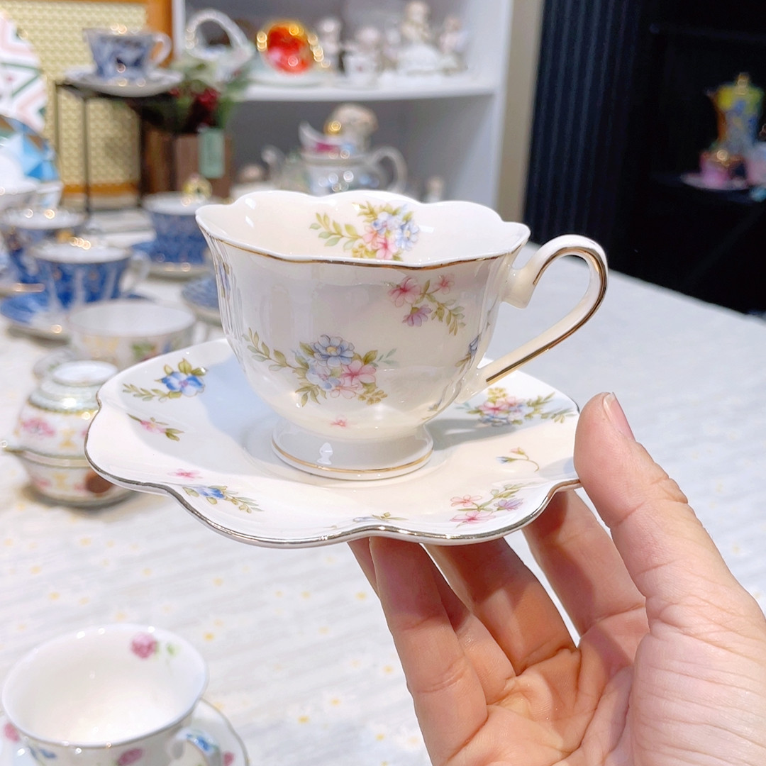 孤品漏无完美 小清新碎花骨瓷浓缩杯碟,餐饮具,瓷器套装,淘宝优惠券,粉丝福利购,淘宝优惠卷