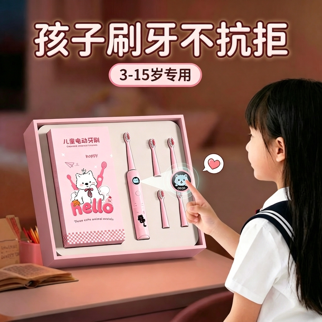 生日礼物儿童送女孩子女童6到10十12岁7以上实用8高端的9电动牙刷
