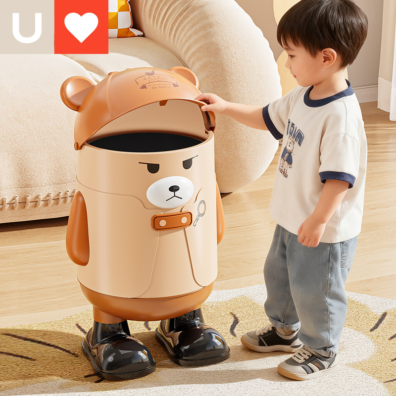 侦探熊垃圾桶2025新款