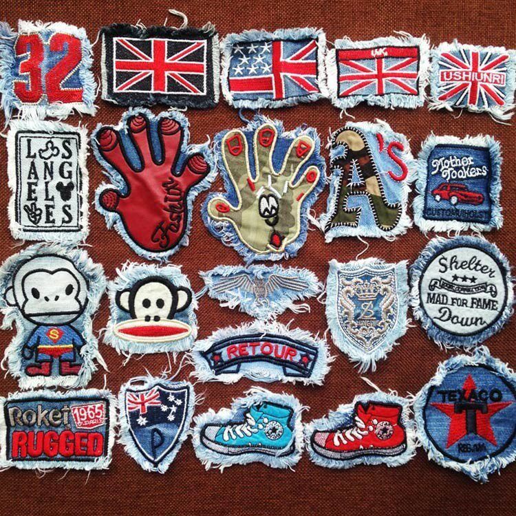 男士绣花破洞补丁贴布贴 时尚补黑色白色百搭牛仔裤装饰毛边补丁|msdalam kategori rumah Fabrik, bahan-bahan jahitan DIY, alat dan produk siap, Aksesori jahit DIY/aksesori/aksesori, pes kain - dari Buy2taobao.com untuk memberikan perkhidmatan ejen Taobao profesional membeli