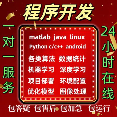 计算机Java代码编写python代编程c++设计c#开发c语言接单vb