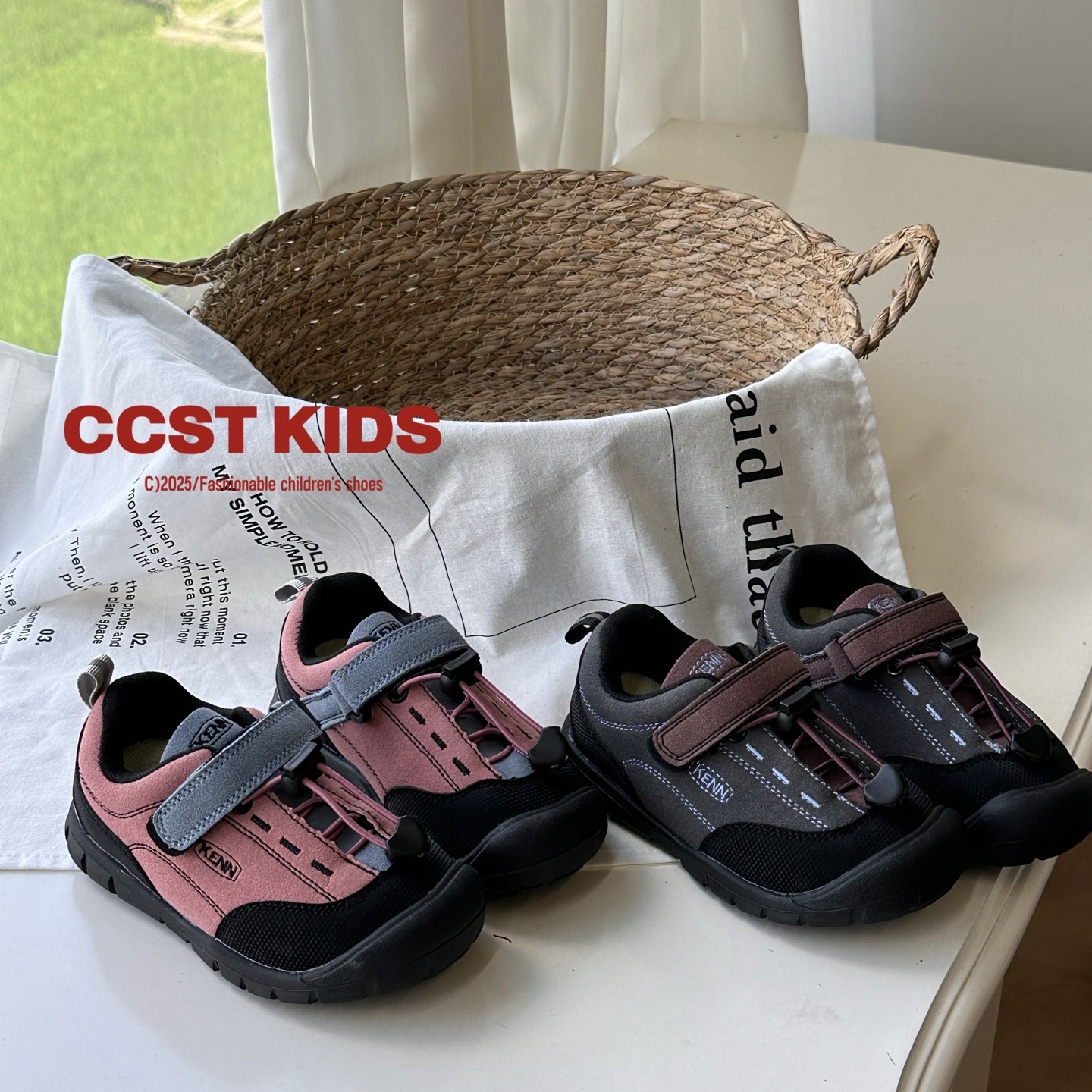 法国France男女童户外登山鞋