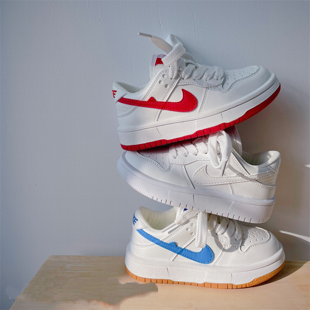 猪猪森米春秋季新款儿童小白鞋