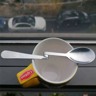 立顿马克杯勺子，奶茶勺咖啡勺子，可以挂在杯子上面的勺子