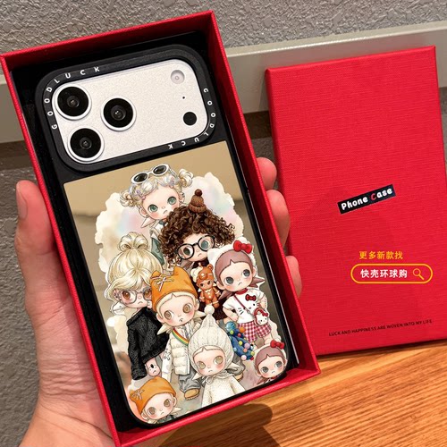 嘎姐zsiga潮流穿搭合集适用iphone17promax手机壳16pro苹果15镜面MagSafe磁吸14plus保护套防摔13甜酷少女ins