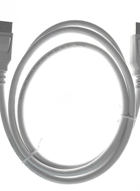 原装高速144HZ公对公2K 4K高清数据线液晶显示器屏DP线灰白色1.5M