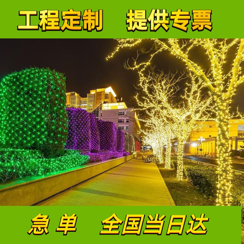 树上挂的彩灯闪灯串灯满天星户外装饰灯/灯串