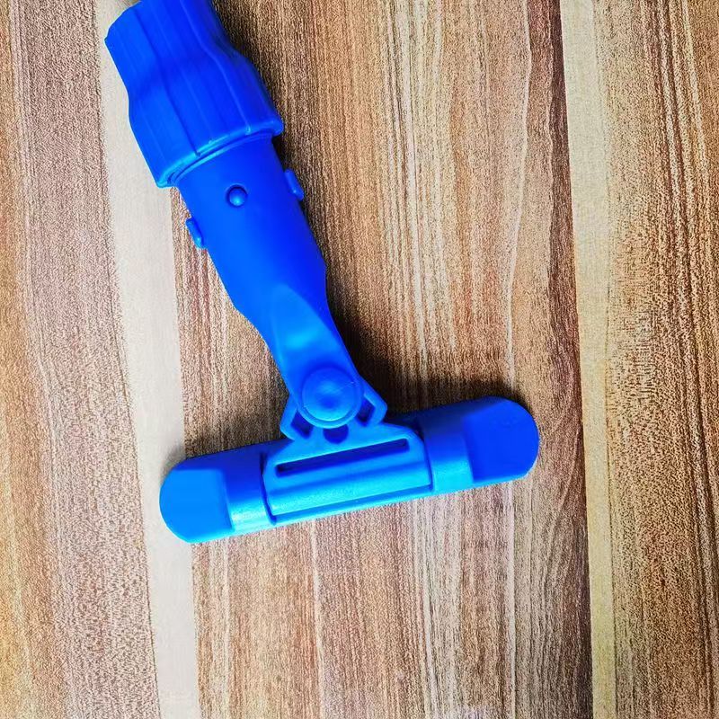 铝合金平板拖把插杆头固定器支撑架连接头转头铝板拖把配件