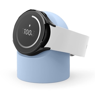 适用三星galaxy watch3/4 5/6/78智能手表充电支架硅胶桌面底座