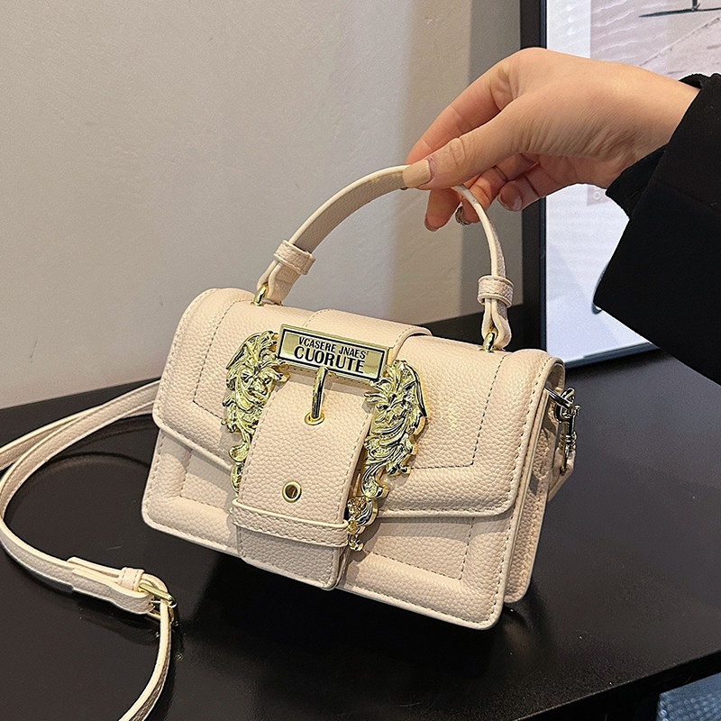 CITEX LV路易官方旗舰店2023新款巴洛克风欧美复古金属配饰手提单