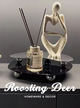 ins不规则亚克力托盘香薰底托