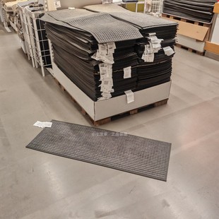 IKEA宜家正品 比顿厨房地垫45x120家用耐脏防滑吸水脚垫可机洗地毯