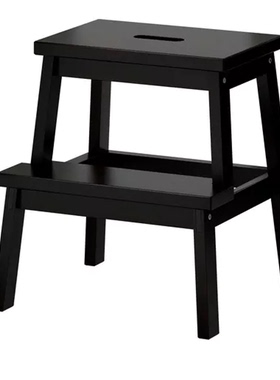 IKEA宜家正品贝卡姆踏脚凳高处取物便携式梯凳实木绝缘二步梯子