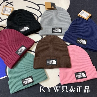 THE NORTH FACE北面美版TNF帽子冷帽保暖针织厚毛线帽NF0A3FJWJK3