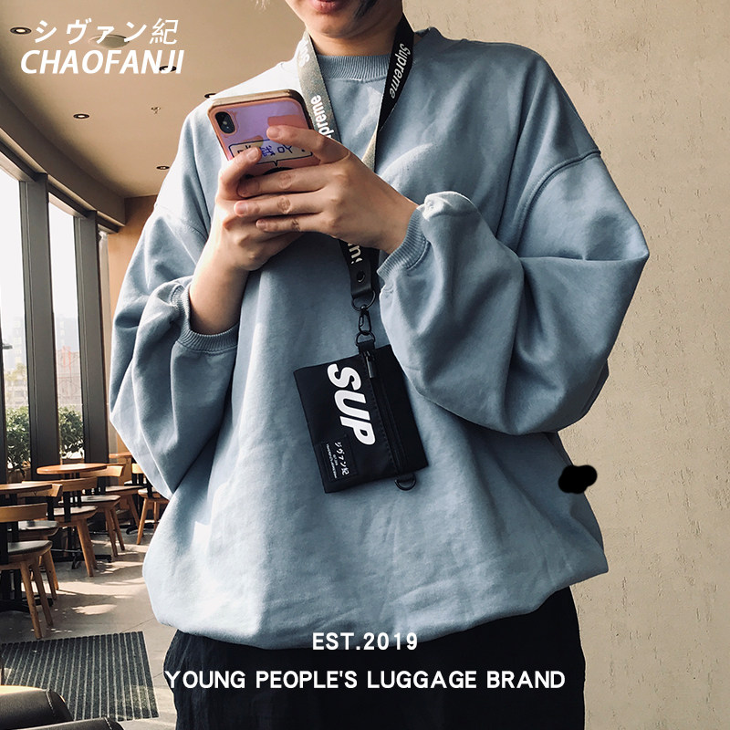 CHAOFANJI 日系潮牌手机包零钱包女潮牌迷你创意小挂包简约卡包在类目 箱包皮具/热销女包/男包, 男士包袋中 - 来自Buy2taobao.com提供专业的淘宝代购服务