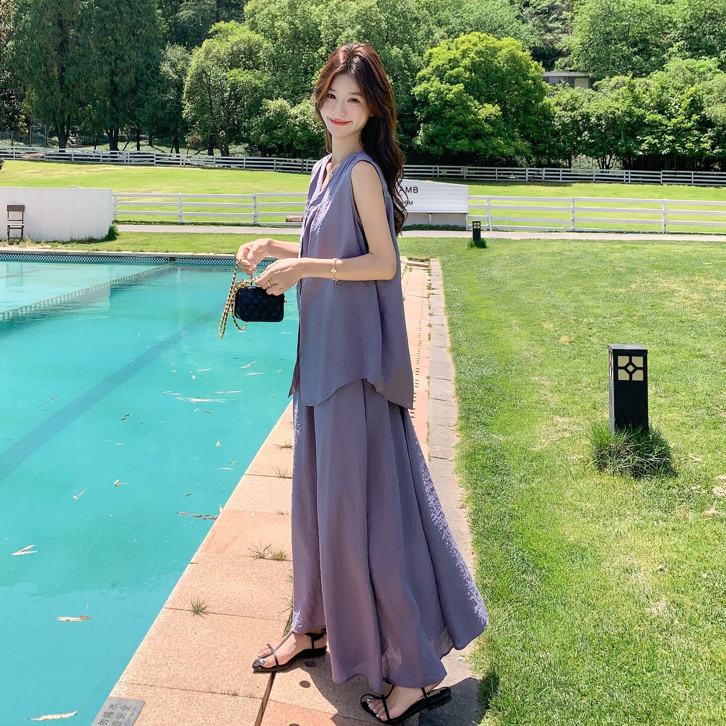 新款无袖半身裙套装221-998P155K228,女装套装/套裙,2B148