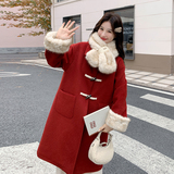 有货呢子外套送围巾2B148-9975P255K345，女装毛呢外套，2B148