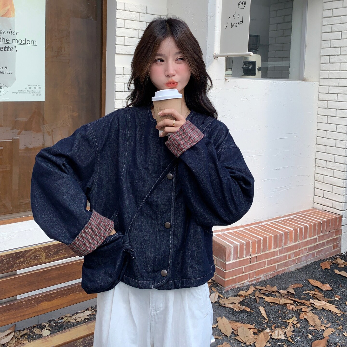 新款牛仔短外套，送同款小包2B148-9926P175k268,女装短外套,2B148