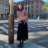 新款小香风连衣裙外套外套+内搭裙子221-860-P195K278，女装套装/套裙，2B148