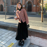 221新款小香风连衣裙外套外套+内搭裙子221-860-P195K278，女装套装/套裙，2B148