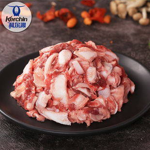 科尔沁原切骨钙牛肉500g 5袋带骨带肉带油牛脆骨